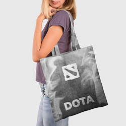 Сумка-шопер Dota - grey gradient по-центру, цвет: 3D-принт — фото 2