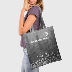 Сумка-шопер Danganronpa - grey gradient посередине, цвет: 3D-принт — фото 2
