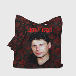 Сумка-шопер Сектор газа красные узоры, цвет: 3D-принт