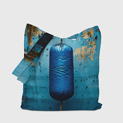 Сумка-шопер Синяя боксерская груша, цвет: 3D-принт