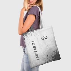 Сумка-шопер Infiniti - white gradient вертикально, цвет: 3D-принт — фото 2