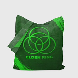 Сумка-шопер Elden Ring - green gradient, цвет: 3D-принт