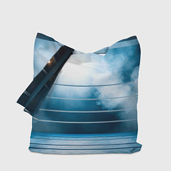 Сумка-шопер Ринг в тумане, цвет: 3D-принт