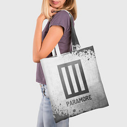 Сумка-шопер Paramore - white gradient, цвет: 3D-принт — фото 2