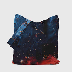 Сумка-шопер Багровый туман, цвет: 3D-принт