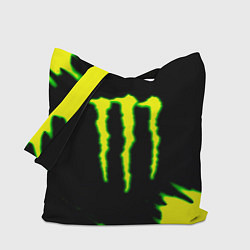 Сумка-шопер Кислотный монстр энерджи, цвет: 3D-принт