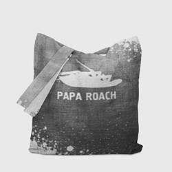 Сумка-шопер Papa Roach - grey gradient, цвет: 3D-принт