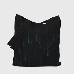 Сумка-шопер Color black blue, цвет: 3D-принт