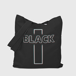 Сумка-шопер Black - cross, цвет: 3D-принт