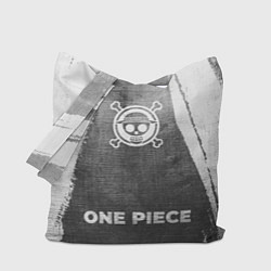 Сумка-шопер One Piece - grey gradient по-центру, цвет: 3D-принт