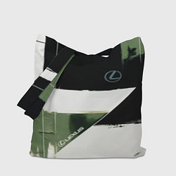 Сумка-шопер Lexus логотип, цвет: 3D-принт
