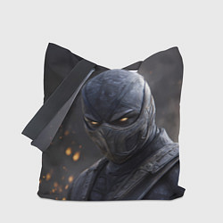 Сумка-шопер Noob Saibot Mortal Kombat, цвет: 3D-принт