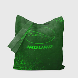 Сумка-шопер Jaguar - green gradient, цвет: 3D-принт