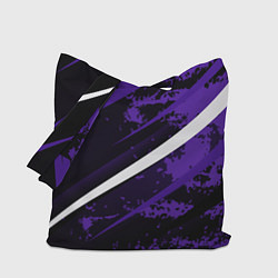 Сумка-шоппер Color black purple line