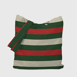 Сумка-шопер Цветные лини текстура ткани, цвет: 3D-принт