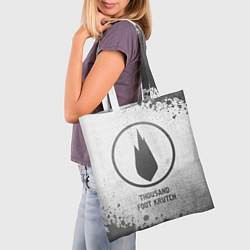 Сумка-шопер Thousand Foot Krutch - white gradient, цвет: 3D-принт — фото 2