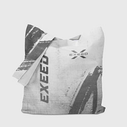 Сумка-шопер Exeed - white gradient вертикально, цвет: 3D-принт