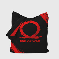 Сумка-шопер God of War - red gradient, цвет: 3D-принт