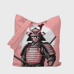 Сумка-шопер Древний самурай, цвет: 3D-принт