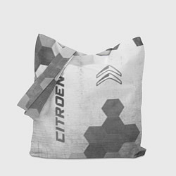 Сумка-шопер Citroen - white gradient вертикально, цвет: 3D-принт