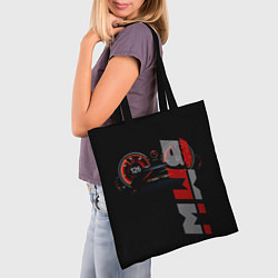 Сумка-шопер BMW спидометр и надпись, цвет: 3D-принт — фото 2