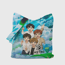 Сумка-шопер Astro в аниме стиле, цвет: 3D-принт
