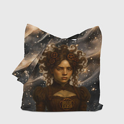 Сумка-шопер Билли Айлиш с элементами механики, цвет: 3D-принт