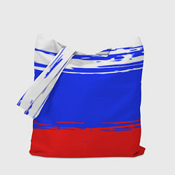Сумка-шопер Патриот - флаг, цвет: 3D-принт