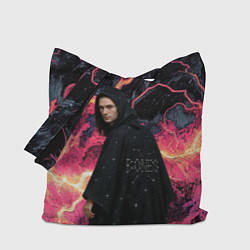 Сумка-шопер Bones в мантии со звездами, цвет: 3D-принт