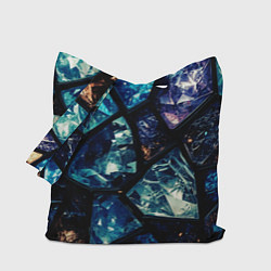 Сумка-шоппер Текстура драгоценных камней