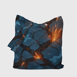 Сумка-шопер Разлом камуфляжный плит, цвет: 3D-принт