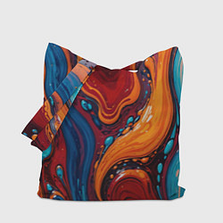 Сумка-шоппер Пламя и синева