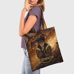 Сумка-шопер XXXTentacion anime style, цвет: 3D-принт — фото 2