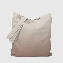 Сумка-шопер Градиент песочный, цвет: 3D-принт