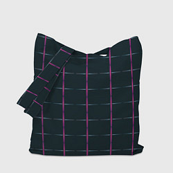 Сумка-шопер Color black stripes, цвет: 3D-принт
