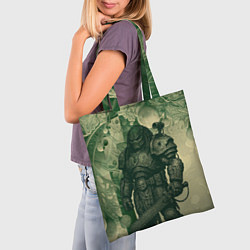 Сумка-шопер Мощный бронированный хищник, цвет: 3D-принт — фото 2