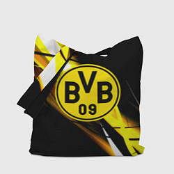 Сумка-шопер Borussia спортивная геометрия, цвет: 3D-принт