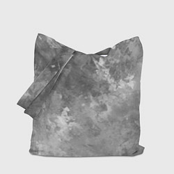 Сумка-шопер Абстракция - splash of grey and white paint, цвет: 3D-принт