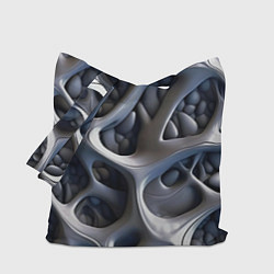 Сумка-шопер Абстракция страшные корни, цвет: 3D-принт