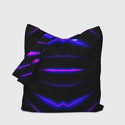 Сумка-шоппер Color black neon