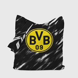 Сумка-шопер Borussia штрихи красок текстура, цвет: 3D-принт