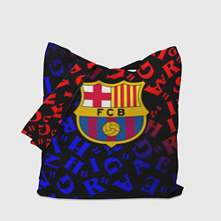 Сумка-шоппер Barcelona градиент символы