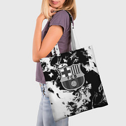 Сумка-шопер Juventus белый дым, цвет: 3D-принт — фото 2