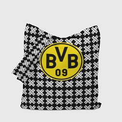 Сумка-шопер Borussia pattern geometry, цвет: 3D-принт