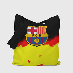 Сумка-шопер Borussia абстракция золото геометрия, цвет: 3D-принт