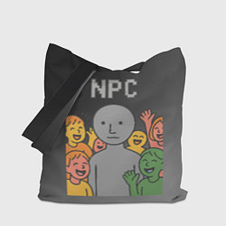 Сумка-шоппер Я NPC без эмоций