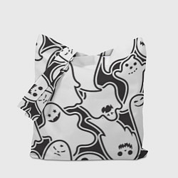 Сумка-шопер Весёлые призраки, цвет: 3D-принт