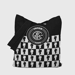 Сумка-шопер Inter люди спорт паттерн, цвет: 3D-принт