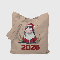 Сумка-шоппер Карикатурная лошадка 2026