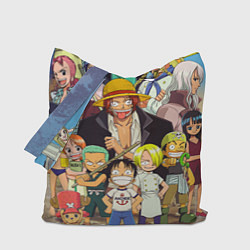 Сумка-шопер One Piece, цвет: 3D-принт